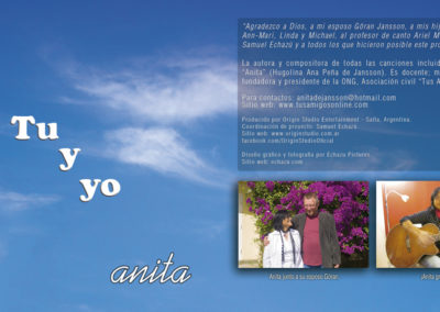 Cover completp fisico CD Anita Jansson Vol 1